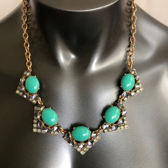 STELLA & Dot Rory turquoise necklace - Picture 1 of 6